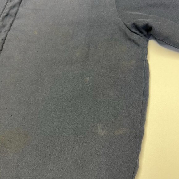 Vintage 90s Bulwark Workwear Jacket Mens XL Blue Quilted (25x29.5) - Picture 6 of 16